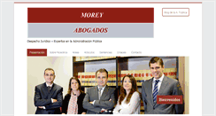 Desktop Screenshot of morey-abogados.com