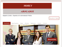 Tablet Screenshot of morey-abogados.com
